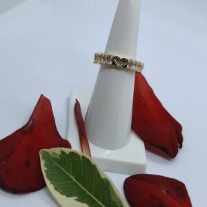 Love Knot Anti Tarnish Adjustable Gold Ring by serveandshine