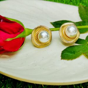 Pearl Costume Earrings By serveandshine
